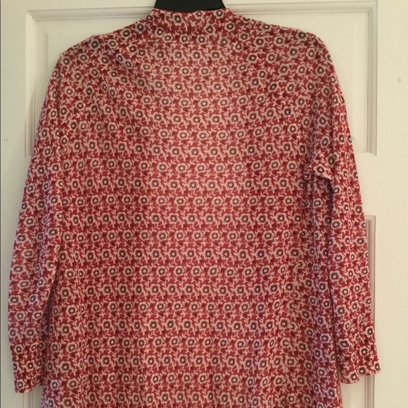 LOFT Floral Long Cardigan - Picture 2 of 3